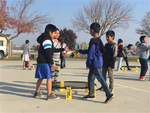 PE trampoline 