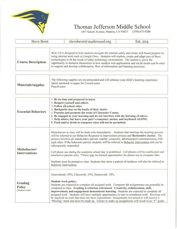 Syllabus 2014-2015