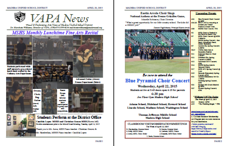 VAPA Newsletter Image