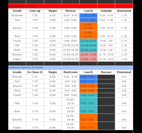 dixieland 22-23 bell schedule 