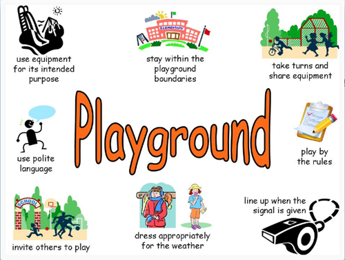 pbis paws itive playground rules