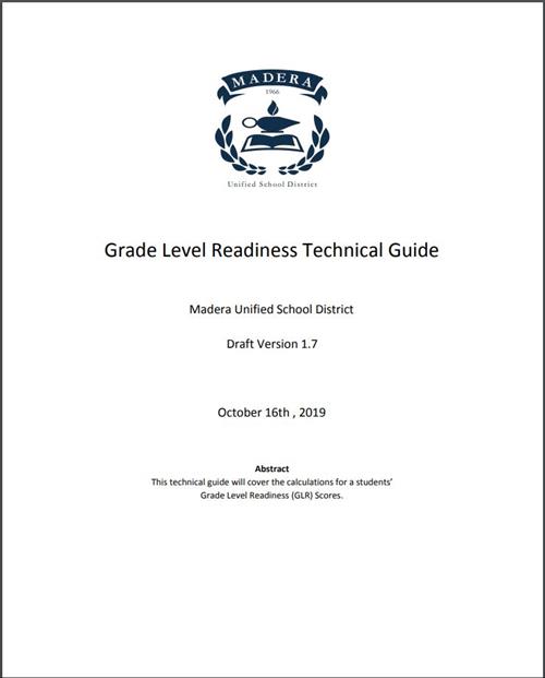 Grade Level Readiness Technical Guide 