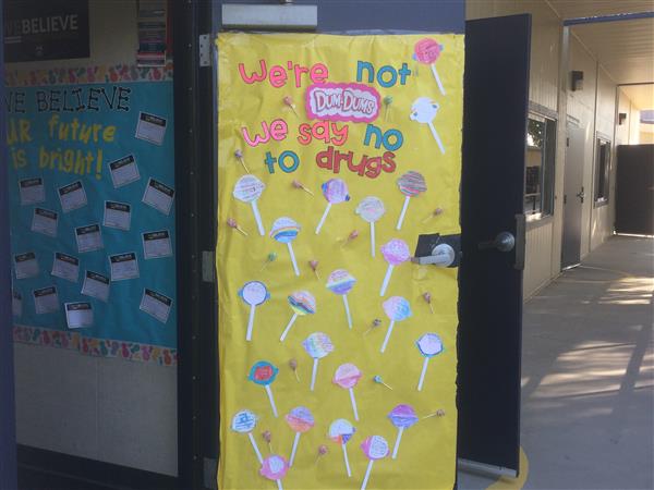 2018 2019 Red Ribbon Week Door Decorating Contest